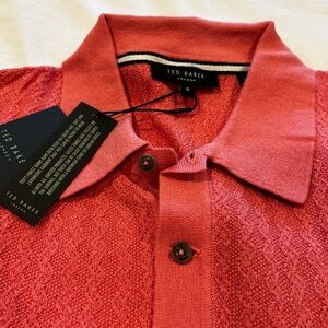 Ten Baker Cotton Knotted polo- XL